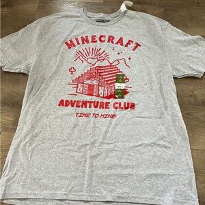 Minecraft Adventure Club Time To Mine T-shirt Size XL New